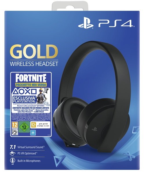 

Игровая гарнитура Sony PlayStation WL Gold (Fortnite) (9960102)