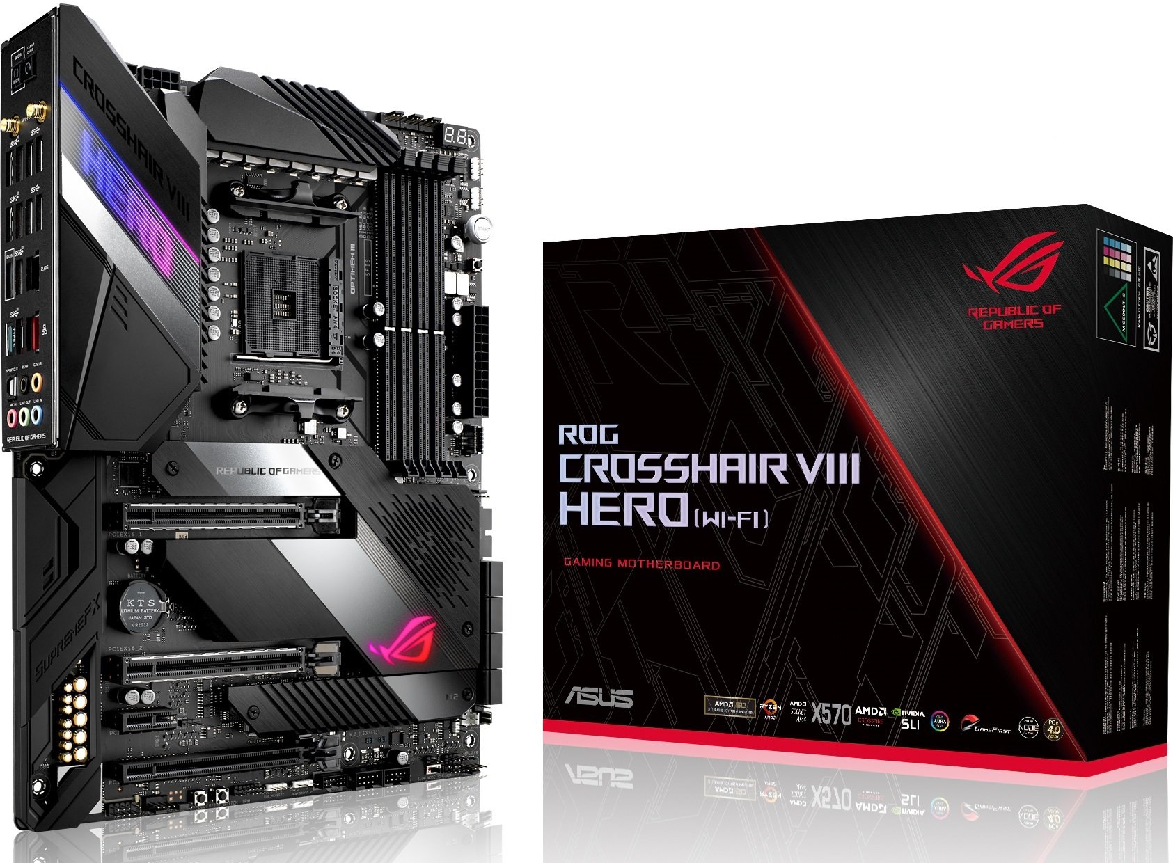 

Материнcкая плата ASUS CROSSHAIR VIII HERO WIFI