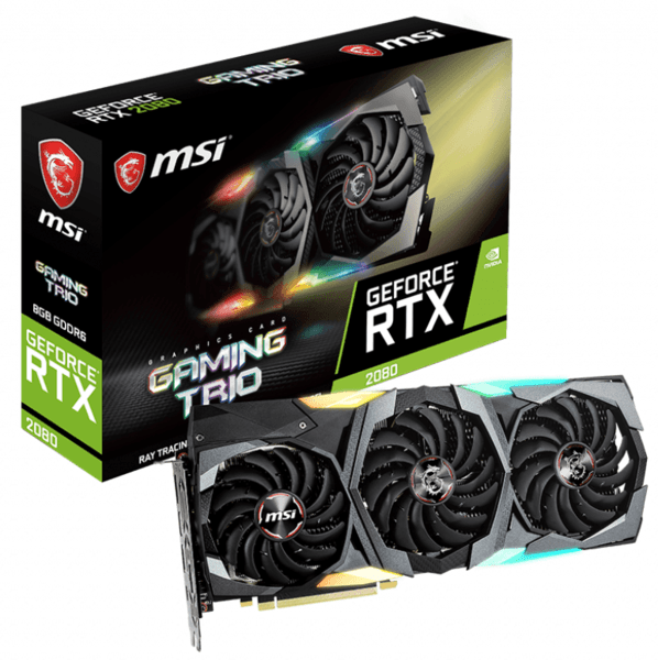 

Видеокарта MSI GeForce RTX2080 8GB GDDR6 GAMING TRIO (GF_RTX_2080_GAMING_TRIO)