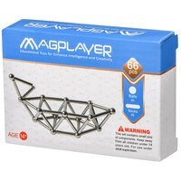 Конструктор Magplayer Магнитный набор палочек и шариков 30 элементов (MPS-66)