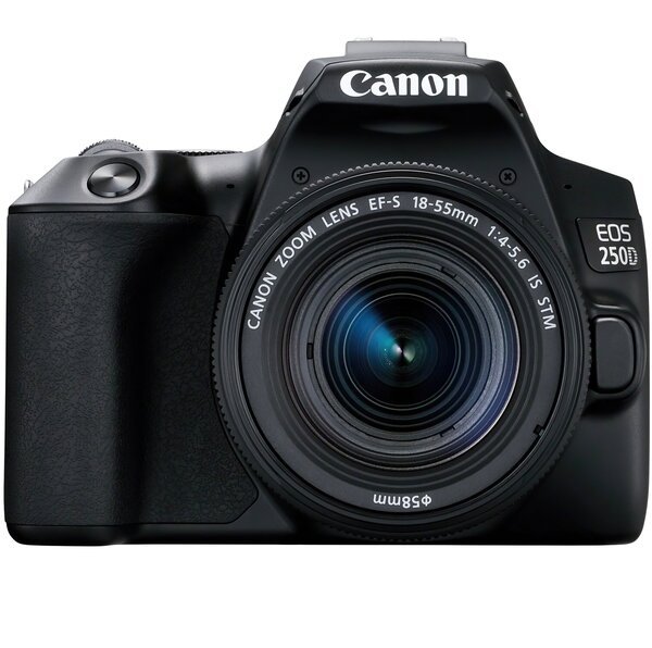 Акція на Фотоаппарат CANON EOS 250D 18-55 IS STM Black (3454C007) від MOYO