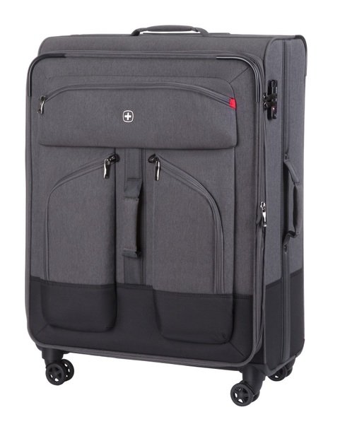 

Чемодан текстильный Wenger Deputy 29" большой серо-чёрный (604373)