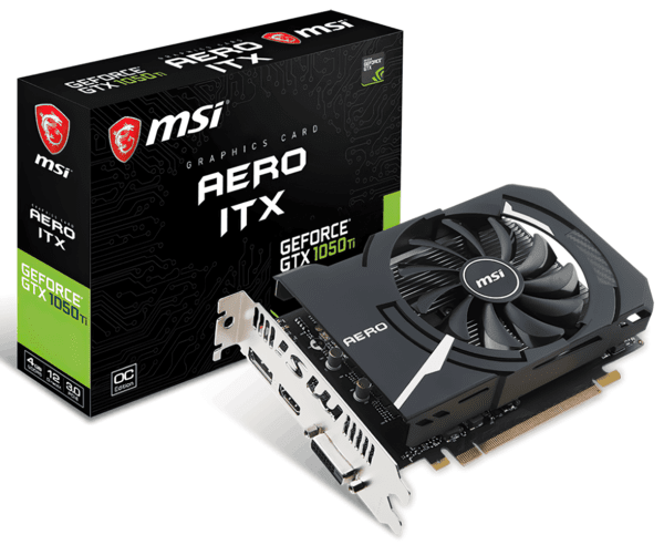 

Видеокарта MSI GeForce GTX1050TI 4GB DDR5 AERO ITX OC V1 (GTX1050_TI_AERO_ITX4GOV1)