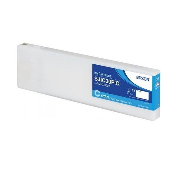 

Картридж струйный EPSON SJIC30 принтера ColorWorks C7500G Cyan (C33S020640)