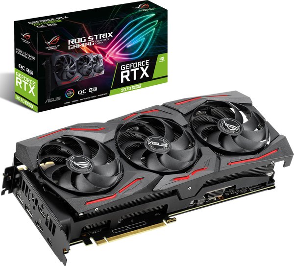 

Видеокарта ASUS GeForce RTX2070 SUPER 8GB GDDR6 GAMING STRIX OC (STRIX-RTX2070S-O8G-GAM)