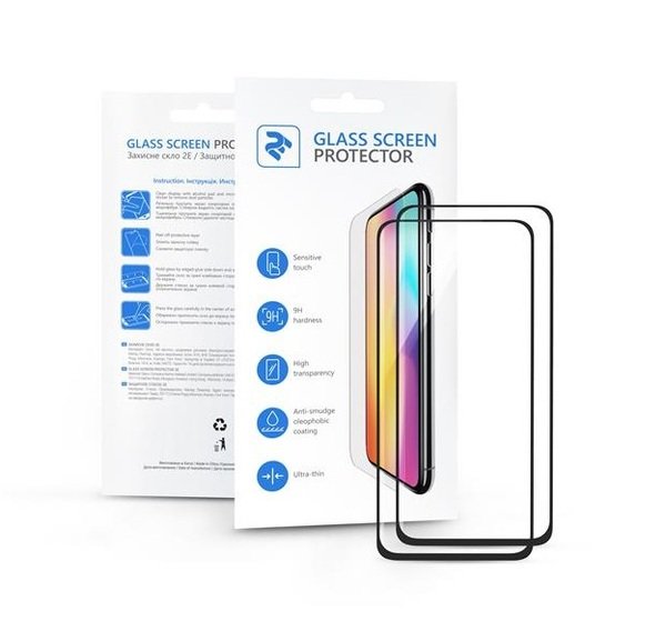

Комплект защитных стёкол 2E для Galaxy A40 (A405) Black
