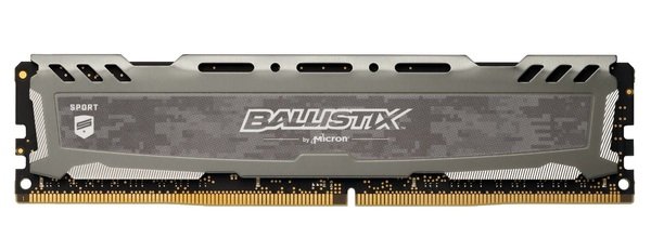 

Память для ПК Micron Crucial Ballistix Sport DDR4 3000 8GB (BLS8G4D30AESBK)