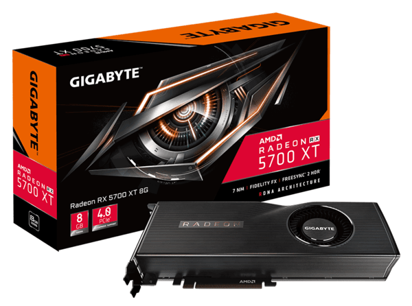 

Видеокарта GIGABYTE Radeon RX 5700 XT 8G (GV-R57XT-8GD-B)