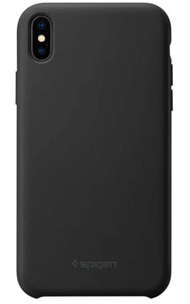 

Чехол Spigen для iPhone XS Max Silicone Fit Black