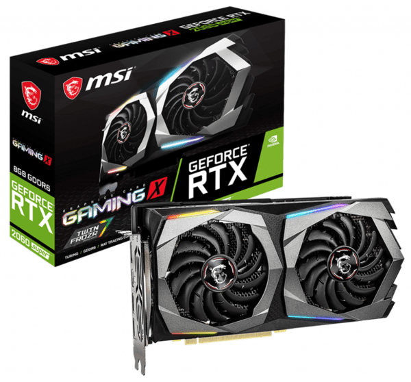 

Видеокарта MSI GeForce RTX2060 SUPER 8GB GDDR6 Gaming X (GF_RTX_2060_SUPERGAMINGX)