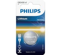 Батарейка Philips Lithium CR 2430 BLI 1 (CR2430/00B)