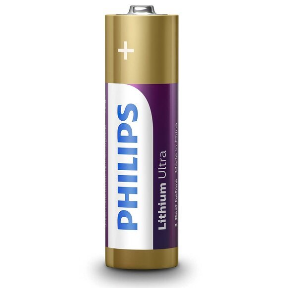 Акція на Батарейка Philips Lithium Ultra AA BLI 4 (FR6LB4A/10) від MOYO