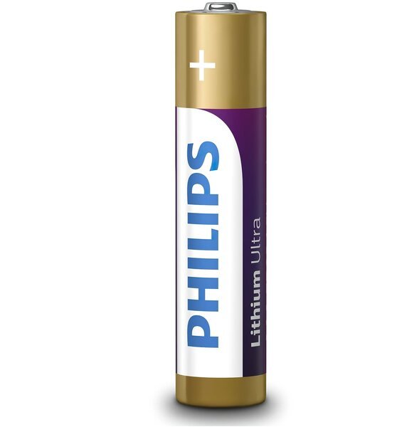

Батарейка Philips Lithium Ultra AAA BLI 4 (FR03LB4A/10)