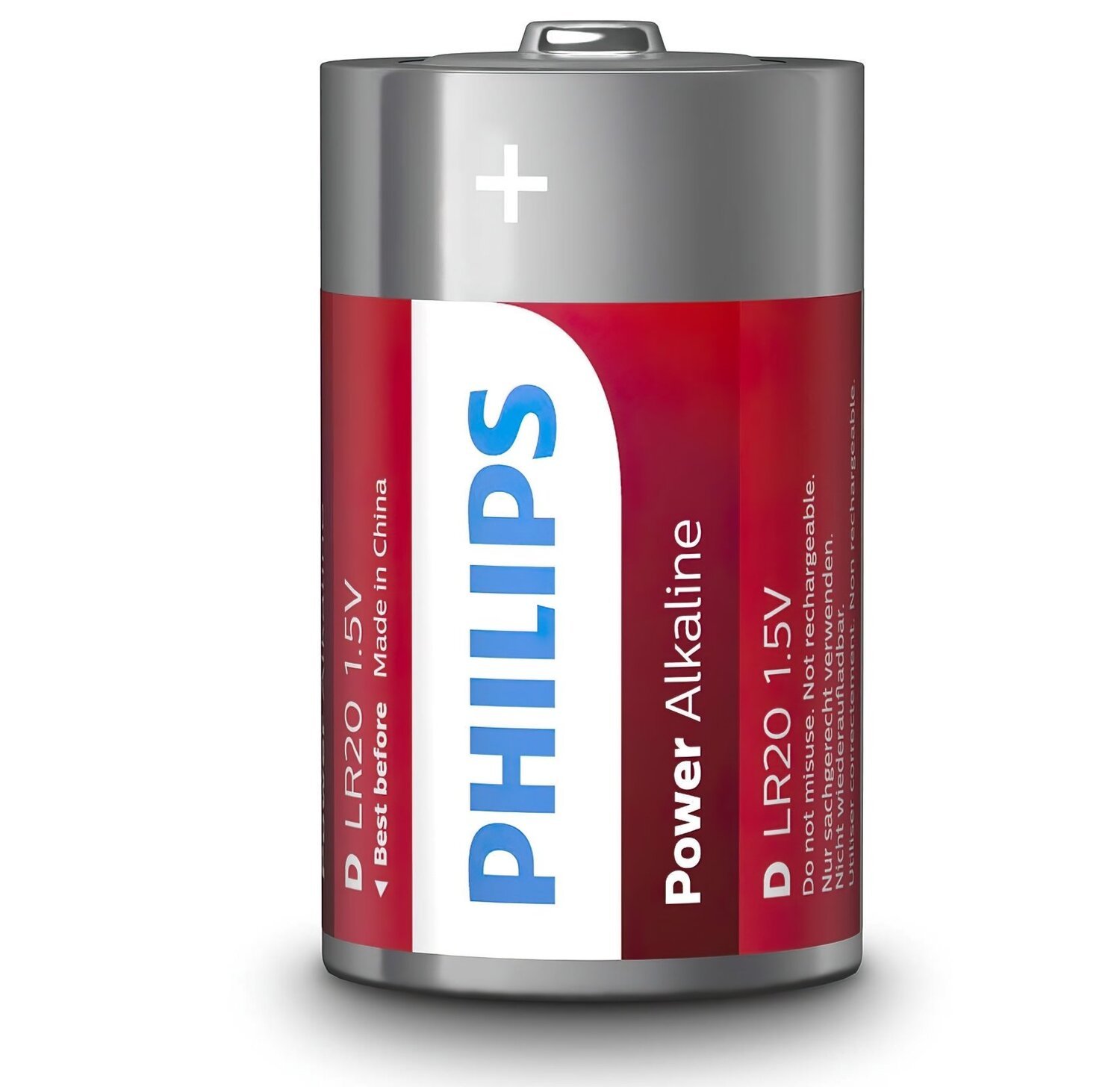 Батарейка Philips D LR20 Power Alkaline * 2 (LR20P2B / 10) (1144517)