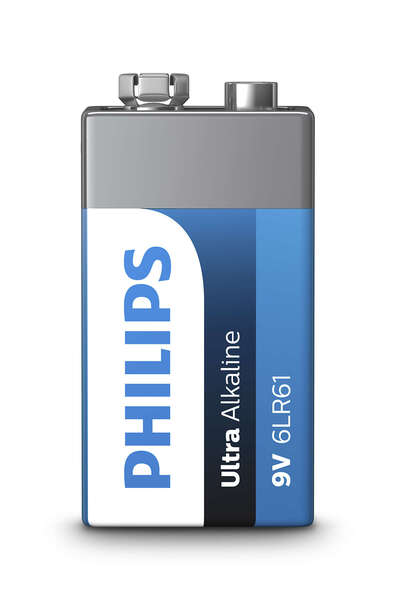 

Батарейка Philips Ultra Alkaline 6LR61 BLI 1 (6LR61E1B/10)