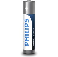 Батарейка Philips Ultra Alkaline AAA BLI 2 (LR03E2B/10)