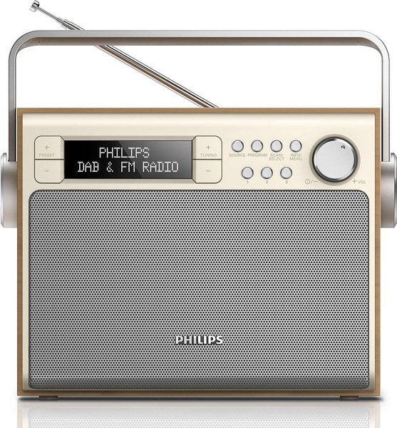 

Портативный радиоприемник Philips AE5020 Silver/Wood