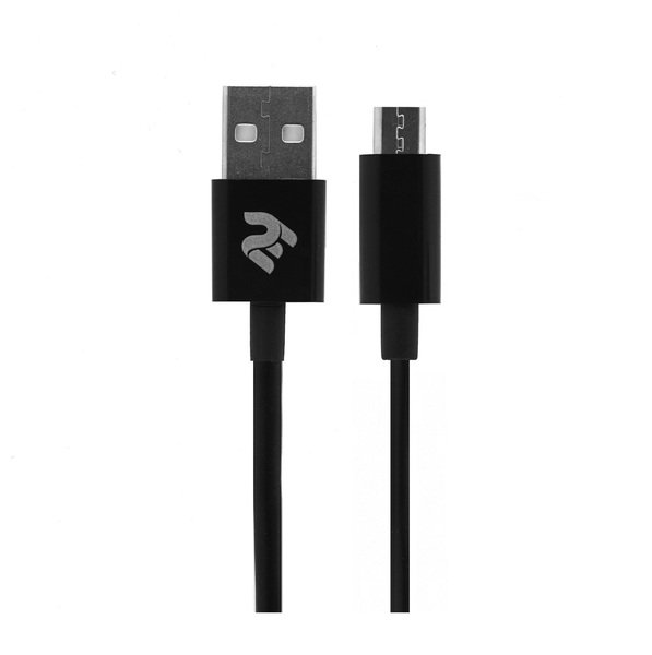 

Кабель 2E Molding Type microUSB 1m Black