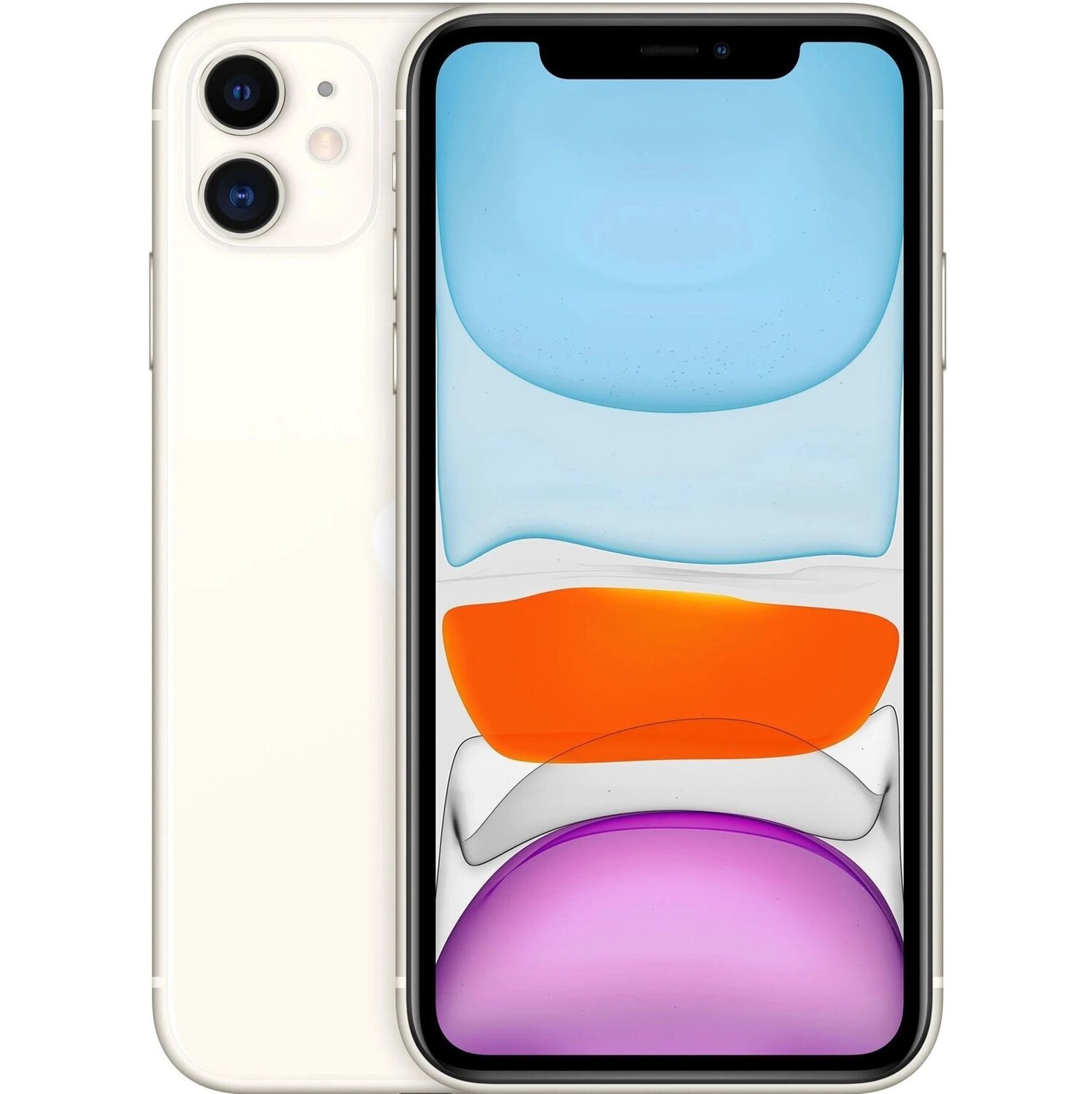 Смартфон Apple iPhone 11 64GB White (slim box) (MHDC3)фото