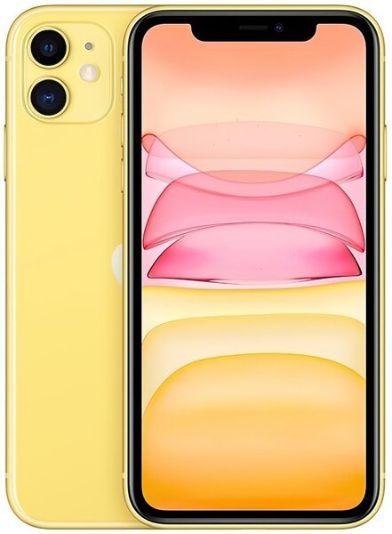 Акція на Смартфон Apple iPhone 11 64GB Yellow (slim box) (MHDE3) від MOYO