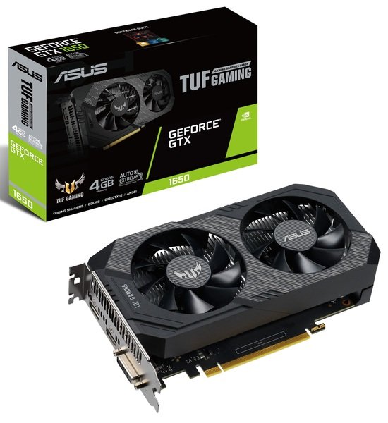 

Видеокарта ASUS GeForce GTX1650 4GB DDR5 TUF Gaming OC (TUF-GTX1650-4G-GAMING)