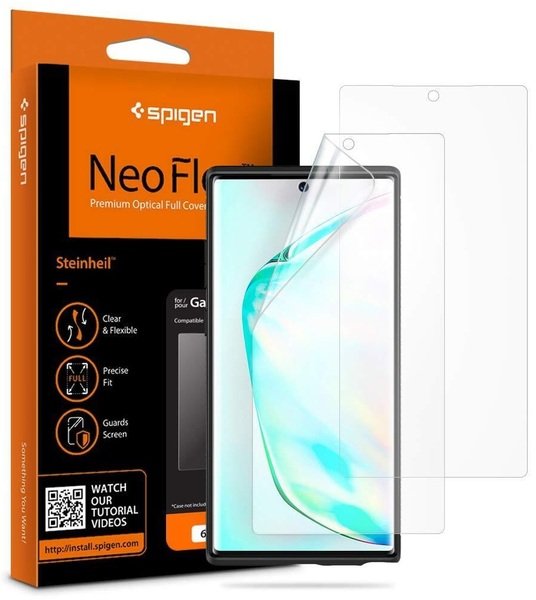 

Защитная пленка Spigen для Galaxy Note 10 Neo Flex HD (2 pack)