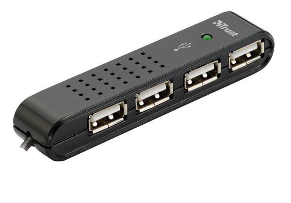 Акція на USB-хаб Trust Vecco 4 Port USB 2.0 (14591) від MOYO