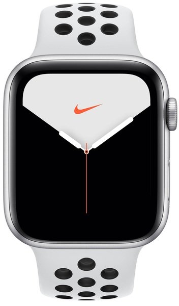

Смарт-часы Apple Watch Nike Series 5 GPS 44mm Silver Aluminium Case with Pure Platinum/Black Nike Sport Band S/M & M/L