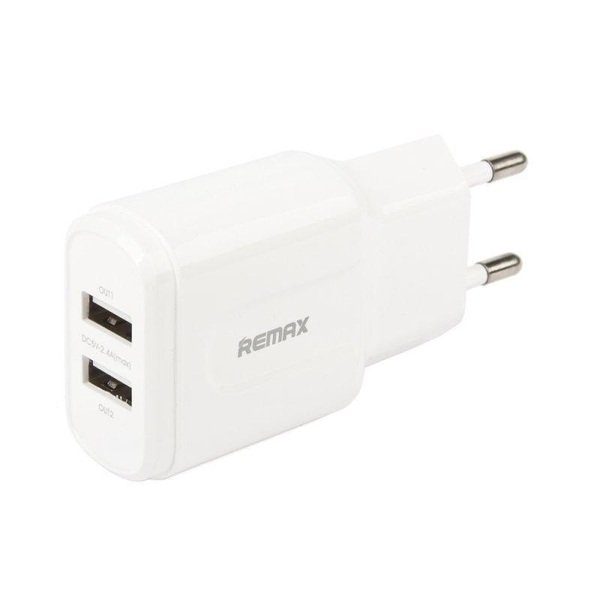

Зарядное устройство Remax RP-U22 2хUSB Lightning Data Cable white 2.4A white