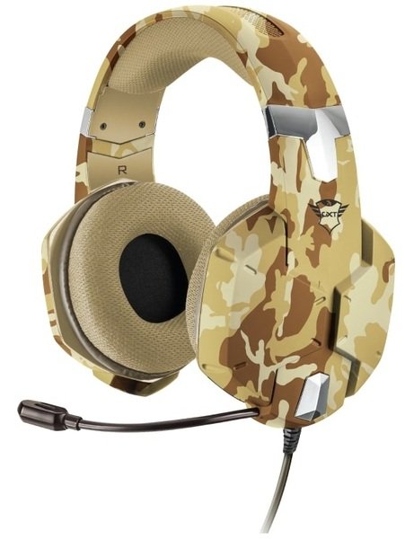 

Игровая гарнитура Trust GXT 322D Carus 3.5mm DESERT CAMO (22125)