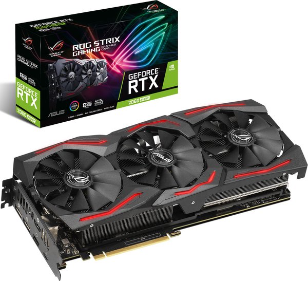 

Видеокарта ASUS GeForce RTX2060 SUPER 8GB GDDR6 GAMING STRIX (STRIX-RTX2060S-8G-GAMING)