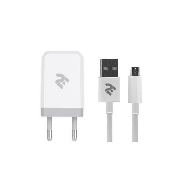 

Сетевое зарядное устройство 2E USB Wall Charger USB:DC5V/2.1A + кабель MicroUSB 2.4A White