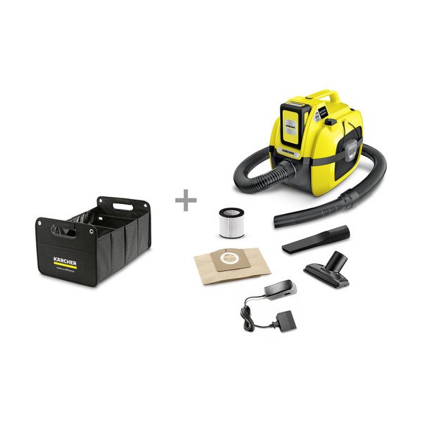

Пылесос Karcher WD 1 Compact Battery Set+органайзер (9.611-310.0)