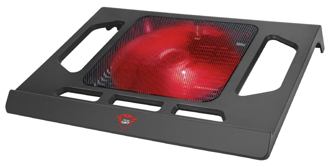Подставка для ноутбука Trust GXT 220 Kuzo (17.3") Red Led Black фото 1