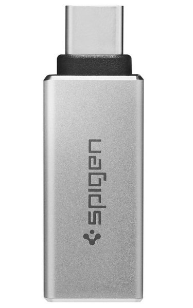 

Адаптер Spigen Essential CA300 Type-C Male to USB-A Female