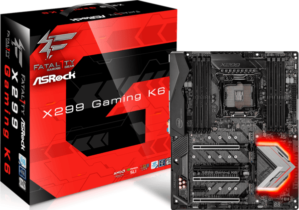 

Материнская плата ASRock Fatal1ty X299 GAMING K6