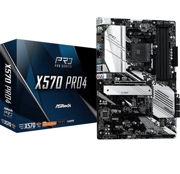 

Материнская плата ASRock X570 Pro4
