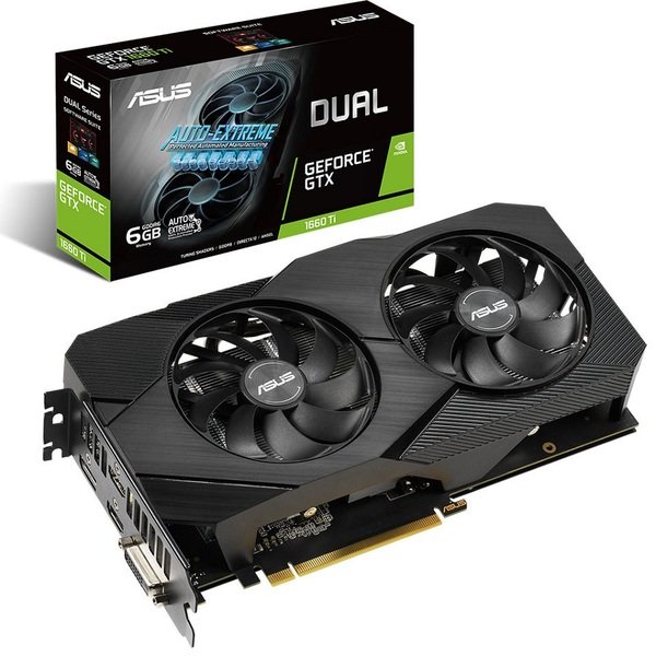 

Видеокарта ASUS GeForce GTX1660TI 6GB GDDR6 Advanced EVO (DUAL-GTX1660TI-A6G-EVO)