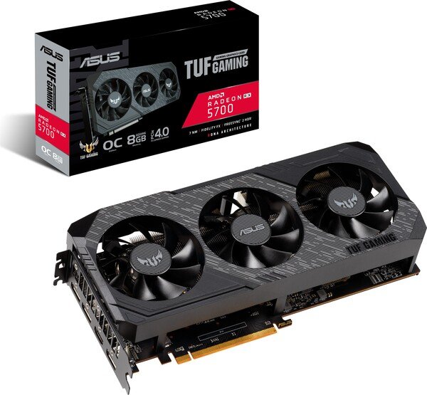 

Видеокарта ASUS Radeon RX 5700 8GB DDR6 TUF3 GAMING OC (TUF3-RX5700-O8G-GAMING)