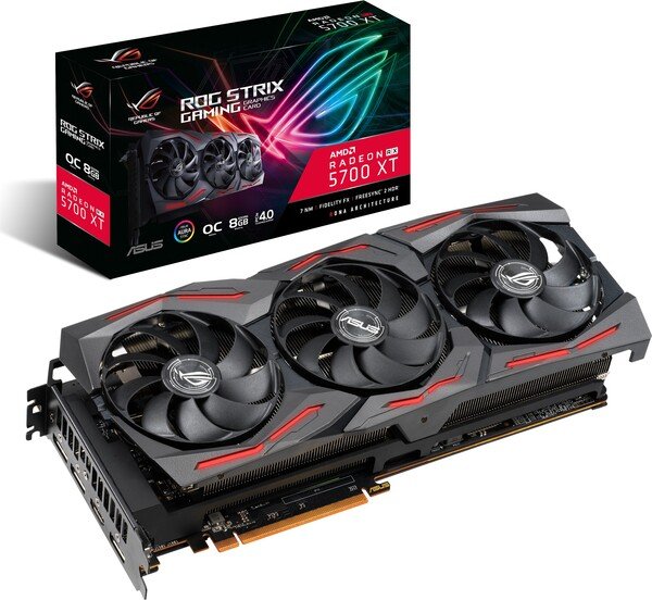 

Видеокарта ASUS Radeon RX 5700 XT 8GB DDR6 STRIX GAMING OC (STRIX-RX5700XT-O8G-GAM)