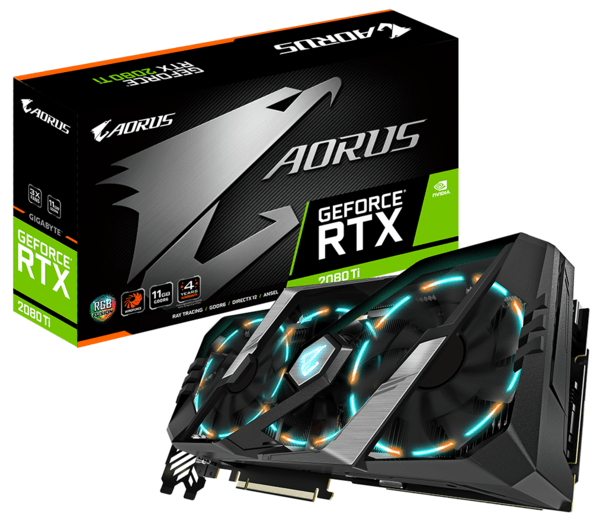 

Видеокарта Gigabyte GeForce RTX2080 Ti 11G AORUS (GV-N208TAORUS-11GC)