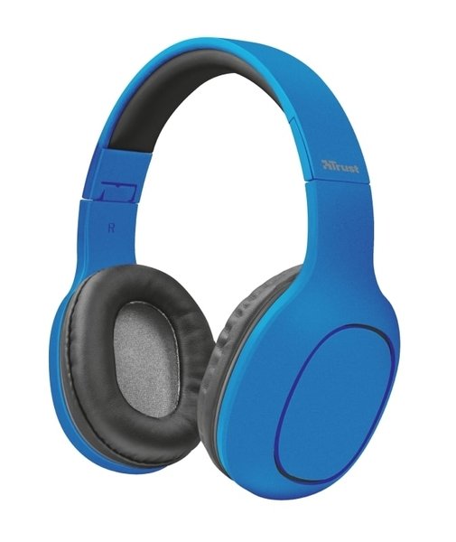 Акция на Наушники Bluetooth Trust Dona Wireless Over-Ear Mic Blue от MOYO