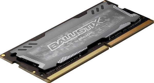 

Память для ноутбука Micron Crucial Ballistix Sport DDR4 2666 16GB SO-DIMM (BLS16G4S26BFSD)