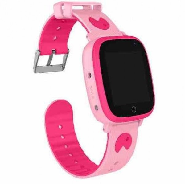 

Детские часы-телефон с GPS трекером GOGPS ME K14 розовый (K14PK)