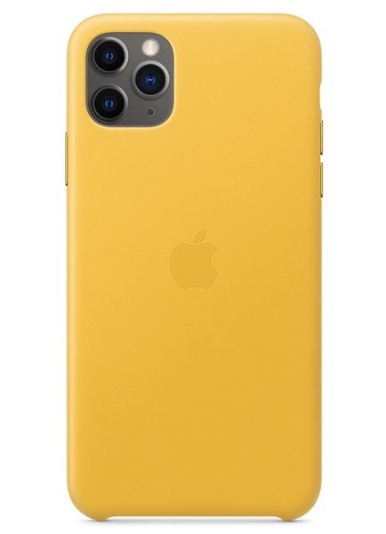 

Чехол Apple для iPhone 11 Pro Max Leather Case Meyer Lemon (MX0A2ZM/A)