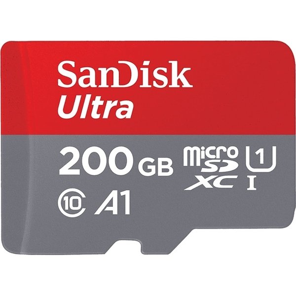 

Карта памяти Sandisk microSDXC 200GB Class 10 UHS-I R100MB/s Ultra