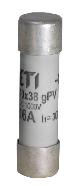 

Предохранитель ETI CH 10x38 gPV 10A 1000V (30kA) (2625075)