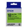 Картридж с лентой Epson LK5GBF принтеров LW-400/400VP/700 Fluor Blk/Green 18mm/9m (C53S655005) фото