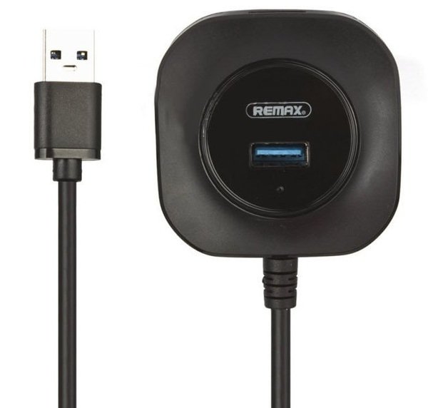 

Концентратор Remax FONYE 4 порта USB 3.0, black (RU-U8-BLACK)