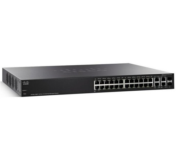 

Коммутатор Cisco SB SF350-24MP 24-port 10/100 Max PoE Managed Switch (SF350-24MP-K9-EU)